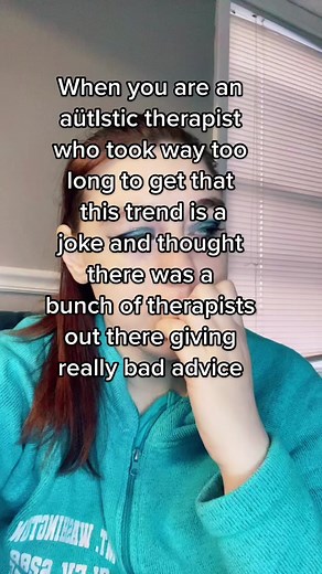 I got concerned for a minute #therapy #actuallyautistic #therapistsoftiktok