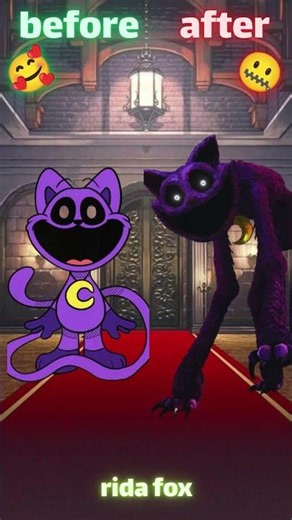 Poppy Playtime Characters: CUTE vs SCARY! 😱🏰 #poppyplaytime #shorts