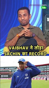 Vaibhav Sooryavanshi's Historical Debut, 36-Year-Old Sachin Record Broken :Rahul Rawat