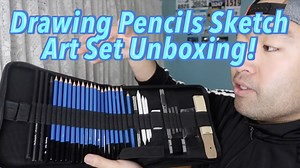 Watch Drawing Pencils Sketch Art Set Unboxing! on Amazon Live