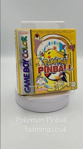 Pokemon Pinball for the gameboy color. Did you play this?