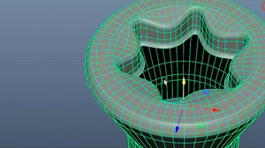 螺丝第二弹，maya零基础polygon建模教程。