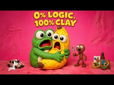 Funny Clay Sketches That Make No Sense ​#Claymation