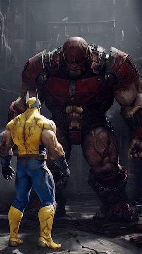 7.9K views · 12K reactions | Wolverine walks straight into danger, facing off against the unstoppable Juggernaut! Who do you think wins this fight? ⚔️ Watch the full battle now! #Wolverine #Juggernaut #Marvel #XMen #SuperheroFight #EpicBattle #ClashOfTitans #ComicBookAction #MarvelComics #MovieScene #aianimation #WolverinevsJuggernaut | Multiverse Mayhem | Facebook