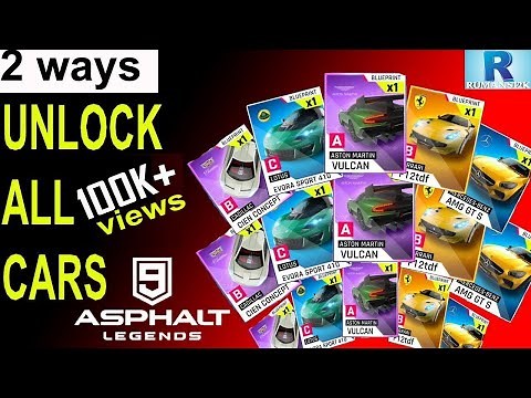 GET FREE CARS IN ASPHALT 9 | UNLOCKED ALL CARS IN ASPHALT 9 | HOW TO GET FREE BLUEPRINT.