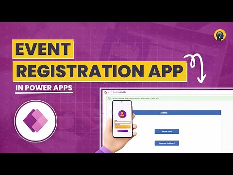 Build an Event Registration App with Power Apps, SharePoint & Power Automate (No Code Tutorial)