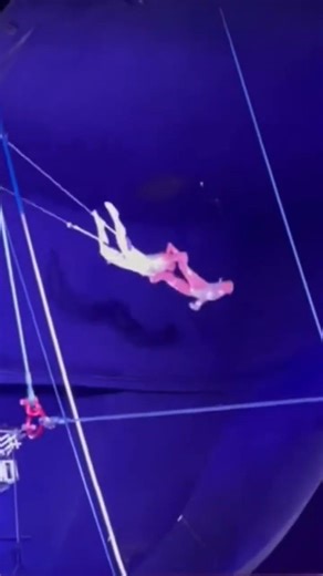 Double Hand Off Trapeze Stunt – Circus Vargas! 🎪🤸‍♂️