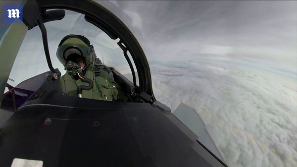 The Royal Air Force conduct largest mass firing of short range missiles