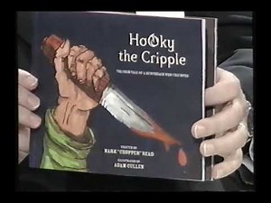 Mark Brandon "Chopper" Read - HOOKY the Cripple story book on The Footy Show