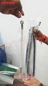 Industrial Pipe Packing | Flow Wrap Machine Demo