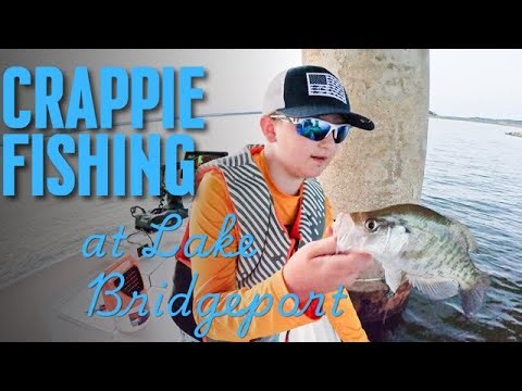 Evening crappie fishing at Lake Bridgeport, Texas!