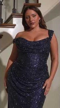 Plus-Size Long Sequin Prom Dress | Ladivine CD396C ✨ Prom 2026
