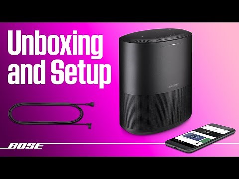 Bose Home Speaker 450 – Unboxing and Setup
