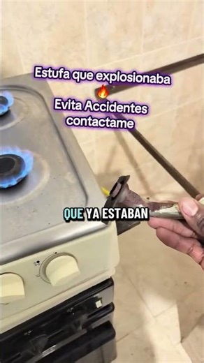 Stove that exploded 🔥 Avoid accidents, contact me