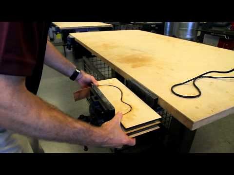 How to make a ukulele 5 - Bending Ukulele sides