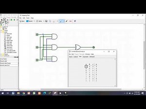 Rangkaian gerbang logika mengunakan aplikasi LOGISIM