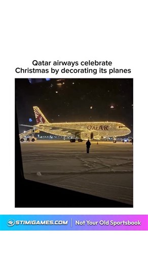 How Things Really Work on Instagram: "Every year during the holiday season, Qatar Airways decorates select aircraft with special festive lighting displays as part of its seasonal celebrations. The planes are illuminated while on the ground using thousands of coordinated LED lights positioned around the fuselage and wings, creating the appearance of a glowing aircraft without interfering with flight operations. These displays are typically showcased at major hubs like Hamad International Airport