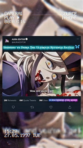 Shinobu vs Upper Moon 2! 🏯💥#anime#shorts