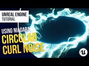 UE4 l UE5 l Circular Curl Noise Effect l Niagara Tutorial l Unreal Engine 4.26