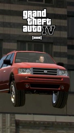 EVOLUTION of VEHICLES BALANCING ON EDGES in GTA GAMES!🚗🛞‪@RockstarGames‬ #gta #gaming