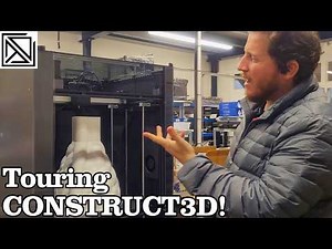 How It's Made: UK's FASTEST 3D Printer - Touring CONSTRUCT3D!!!