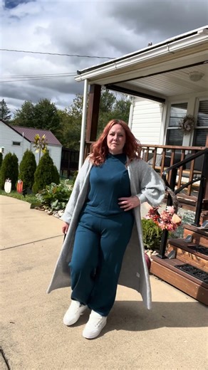 This went from cozy to edgy real fast #plussize Cardigan Styled multiple ways