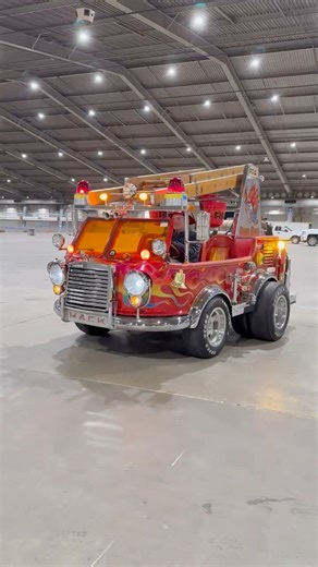 “FIRE BUG” built on a chopped Volkswagen Micro Bus chassis rolling out of The Starbird Car Show • Owner: Lawyer Garage #sickcarsandtrucks #vw #lawyergarage | SICK Cars and Trucks