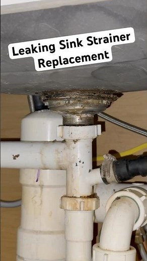 How to Replace Kitchen Sink Strainer | Satisfying ASMR Plumbing Fix 🛠️💦