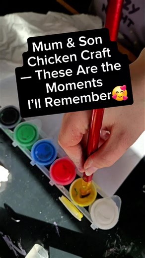 Handprint Chicken Craft for Easter Memories