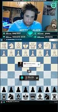 Witty_Alien vs GM ‪@DanielNaroditskyGM‬ (3129) 😱