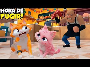 😹ESCAPEI DO AÇOUGUEIRO PARA ENCONTRAR A GATINHA NO I AM CAT VR