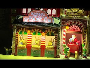 Lemax Santa's Reindeer Stables Review - NEW for 2022 Michaels Exclusive