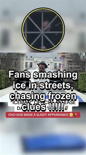 Drake Drops 'Iceman' Release Date in Viral Block-of-Ice Stunt #shorts