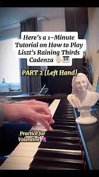 [PART 2] How to Play Liszt’s Liebestraum Cadenza 💘 1-Minute Piano Tutorial 🎹