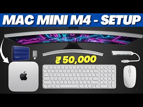 Hindi🔥Mac Mini M4 Setup📺 Best Mac Mini M4 Accessories In India 2026