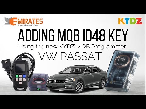 KYDZ | Best way to add a new key to VW Passat 2016 MQB 48 with KYDZ MLB & MQB Programmers.