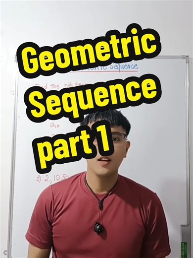 Paano Lutasin ang Geometric Sequence?