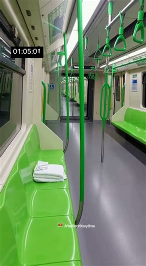 Towels Keep Appearing on the Subway Seat… 👁️😨 Train Cam Records It