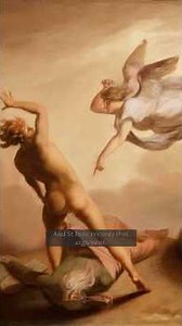 Dispute between the devil and The Archangel Michael
