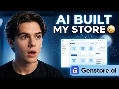 Build a Full Online Store with AI in Minutes | Genstore AI Explained (No Coding Needed)