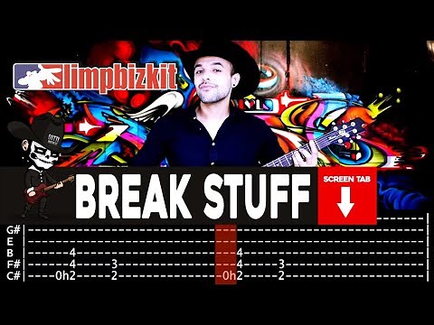 【LIMP BIZKIT】[ Break Stuff ] cover by Masuka | LESSON | GUITAR TAB