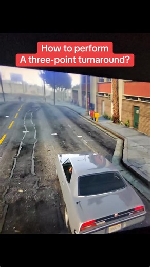 Korey L Batey on Instagram: "If you ever was wondering how to do a three-point turnaround #GTAV #GTAClips #DrivingInstructor #DrivingLessons #mrroadready"