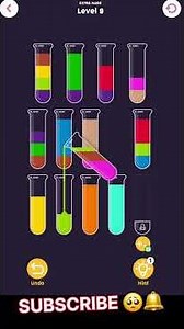 🌈 Satisfying Color Sorting Game 🎮 | Puzzle Tube Challenge #arcadegames #puzzle