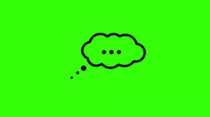 Thinking Bubble Animation Screen Green Thinking Stock Footage Video (100% Royalty-free) 3694534427 | Shutterstock