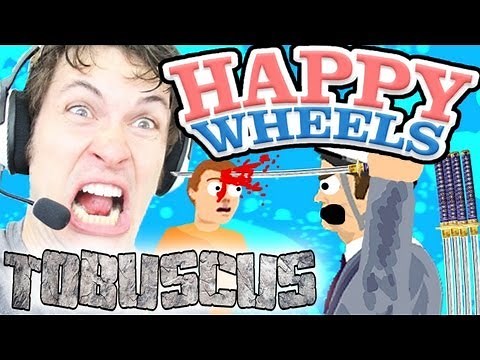 Happy Wheels - TOBUSCUS SWORD THROW