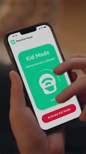 KidMode activé. Internet désactivé. Sérénité activée.