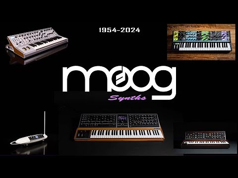 Moog Synths History by year