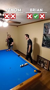 81K views · 604 reactions | Double Pool Tricks with Brian!  Thought he was gonna knock me out with the cue for a minute there #spin #pool #trickshot #9ball #snooker #billiards #8ballpool #8ball #trick #bida #bilardo | Florian 'Venom' Kohler | Facebook