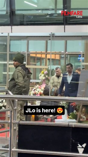 #JenniferLopez lands in India for a star-studded wedding! 🤩 #FilmfareLens | Filmfare
