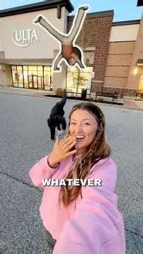 ULTA CHALLENGE: HE CAN ONLY CARTWHEEL!🫢👀 #ultachallenge #makeup #skincare #sephora #beauty